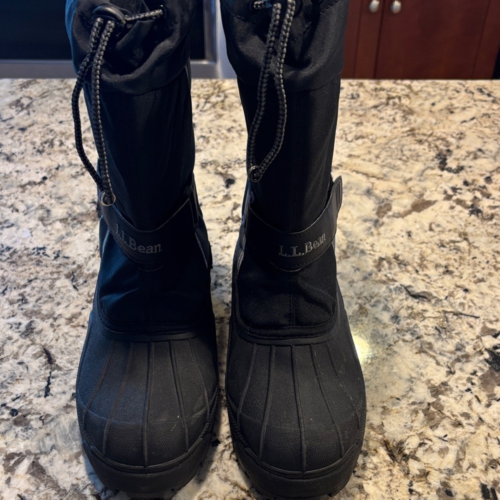 L.L. Bean Black Snow Boots